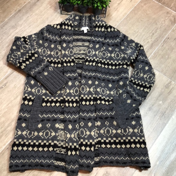 Charter Club Sweaters - Charter Club Wool & Acrylic Open Front Cardie
